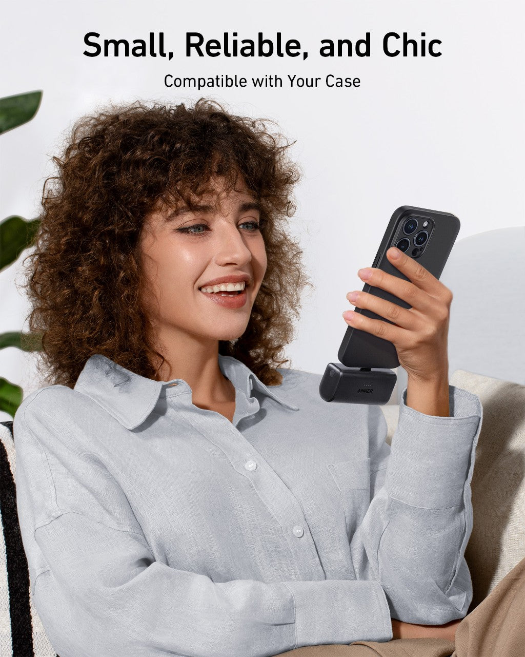 Anker, small charger with phone for portable power